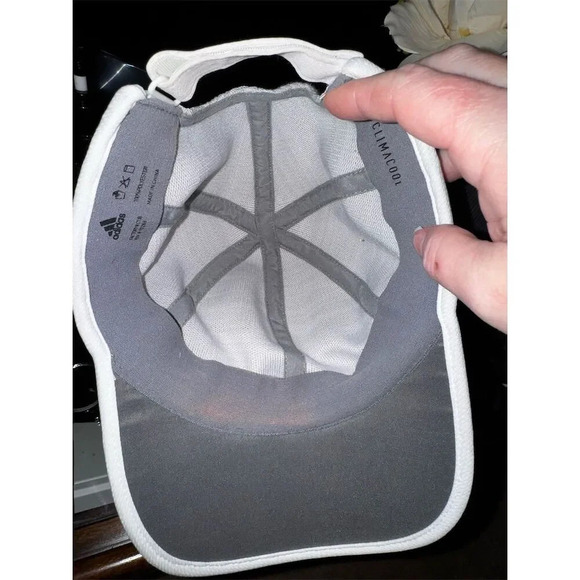 Adidas Superlite Prime Cap Gray Unisex Adjustable Sweat wicking Hat - Picture 7 of 10